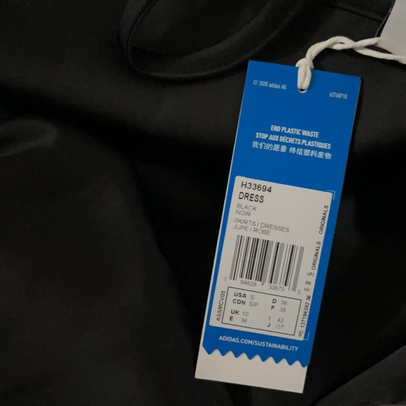 adidas | ADICOLOR CLASSICS SATIN DRESS - Picture 4 of 5